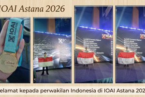 Kontingen Indonesia Raih 1 Emas, 2 Perak, 1 Perunggu di IOAI Kazakhstan 2026