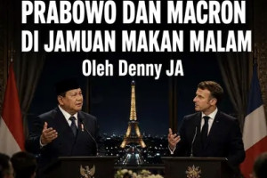 Catatan dari Paris, 28 Mei 2026 (1)  Mendengar Pidato Prabowo dan Macron di Jamuan Makan Malam