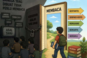 Bangsa yang Dibuat Tidak Perlu Membaca