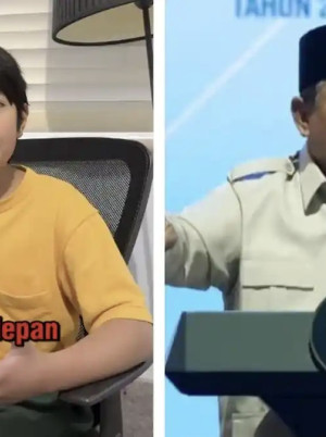 Bocah SD Respons Pidato Prabowo, Sampaikan Nasihat soal Cara Pemimpin Berbicara