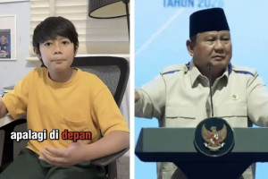 Bocah SD Respons Pidato Prabowo, Sampaikan Nasihat soal Cara Pemimpin Berbicara