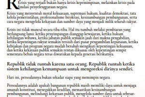 Manifesto Rekonstruksi Indonesia