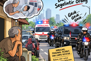 Ketika Jalan Raya Menjadi Panggung Kebisingan Kekuasaan