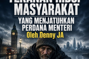 Catatan dari London (1)  TEKANAN HIDUP MASYARAKAT YANG MENJATUHKAN PERDANA MENTERI