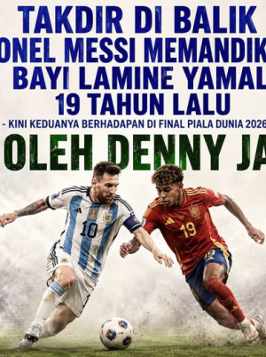 TAKDIR DI BALIK LIONEL MESSI MEMANDIKAN BAYI LAMINE YAMAL 19 TAHUN LALU  - Keduanya Berhadapan di Final Piala Dunia 2026