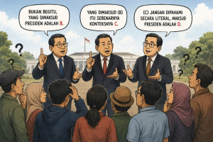 Jangan-Jangan pidato Prabowo itu merupakan  