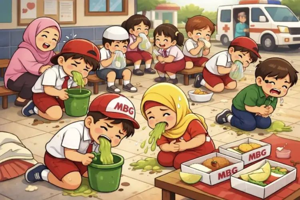Puluhan Siswa TK-SD di Tegalombo Pacitan Diduga Keracunan MBG