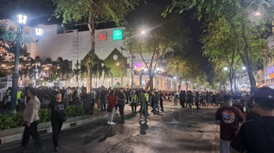 Demo Dua Tahun Prabowo-Gibran di Jogja Berakhir Ricuh