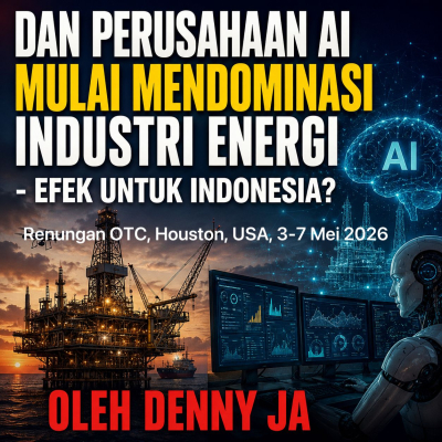 Renungan Offshore Technology Conference, Houston, 4–7 Mei 2026    Dan Perusahaan AI Mulai Mendominasi Industri Energi - Efek Untuk Indonesia?