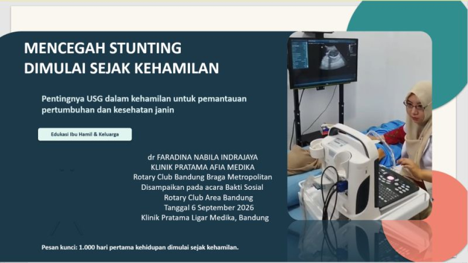 Mencegah Stunting Dimulai Sejak Kehamilan