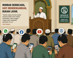 Dari Mimbar ke Layar:  Ketika Khutbah Jumat Kehilangan Perhatian Jamaah