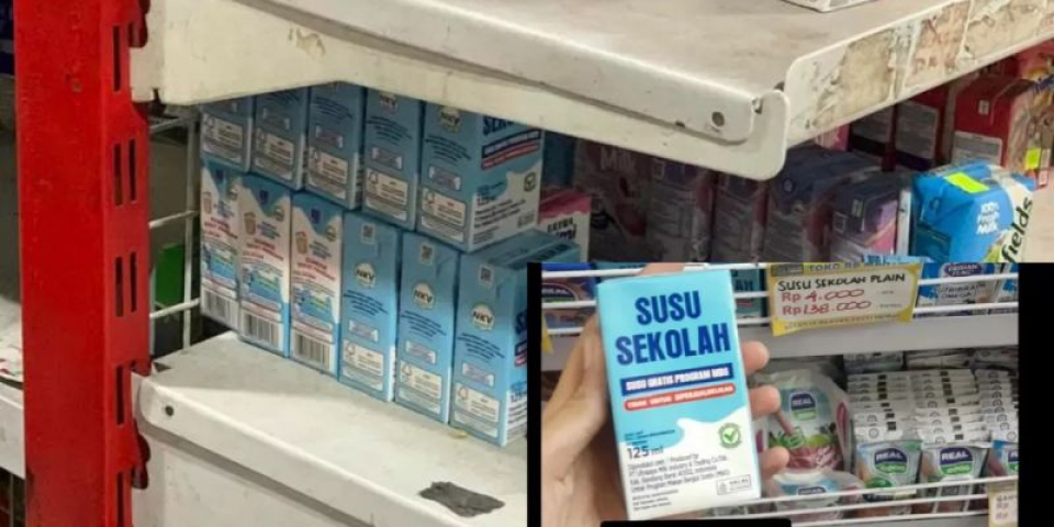 Produk Susu Program MBG Dijajakan di Minimarket Tuai Sorotan Netizen