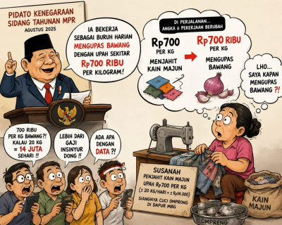 Ketika Rp700 Perak Dibaca Rp700 Ribu:  Anekdot Prabowo Paling Gokil di Bulan Kemerdekaan