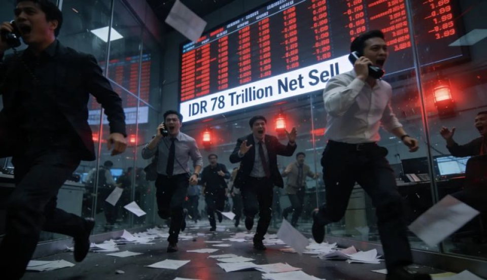 Ukir Rekor Baru Sepanjang Sejarah, Net Sell Asing Tembus Rp 78 Triliun