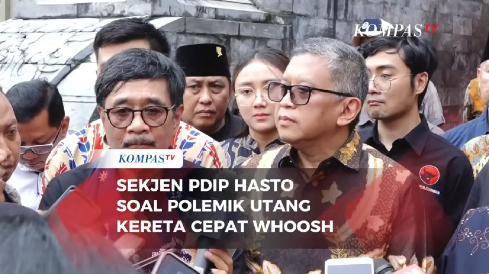 Tanggapi Polemik Utang Kereta Cepat, Hasto Blak-blakan PDIP Sudah Tiga Kali Ingatkan Jokowi
