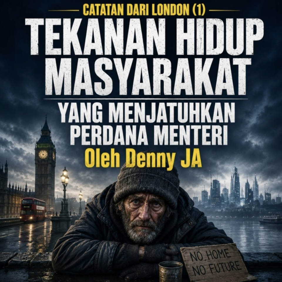 Catatan dari London (1)  TEKANAN HIDUP MASYARAKAT YANG MENJATUHKAN PERDANA MENTERI