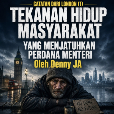 Catatan dari London (1)  TEKANAN HIDUP MASYARAKAT YANG MENJATUHKAN PERDANA MENTERI