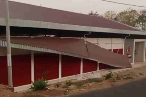 Kanopi Teras Kopdes Merah Putih di Magetan Mendadak Roboh Saat Cuaca Cerah