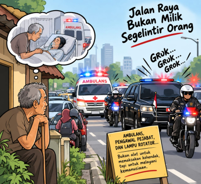 Ketika Jalan Raya Menjadi Panggung Kebisingan Kekuasaan