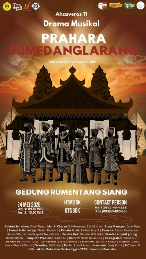 Drama Musikal  “PRAHARA SUMEDANGLARANG”